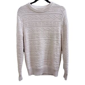 Vintage J Crew Chunky Knit Sweater in White